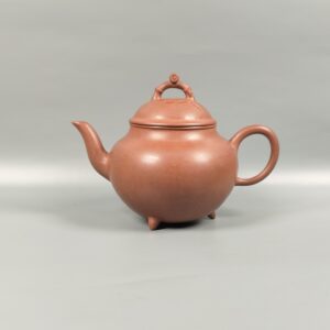 三足磨光紫砂壶 ZA0647