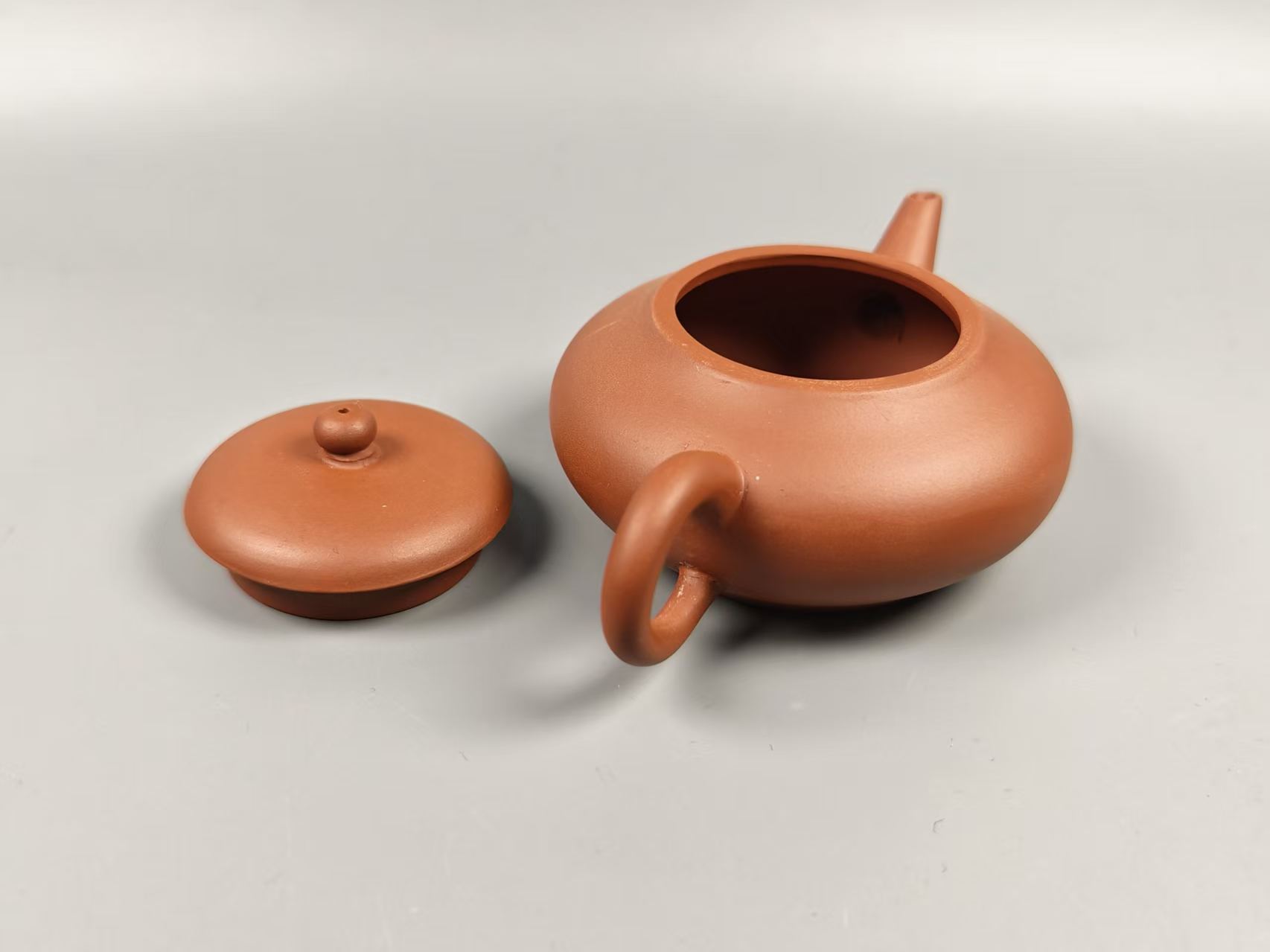 红泥扁灯壶 ZA0859 - Image 12